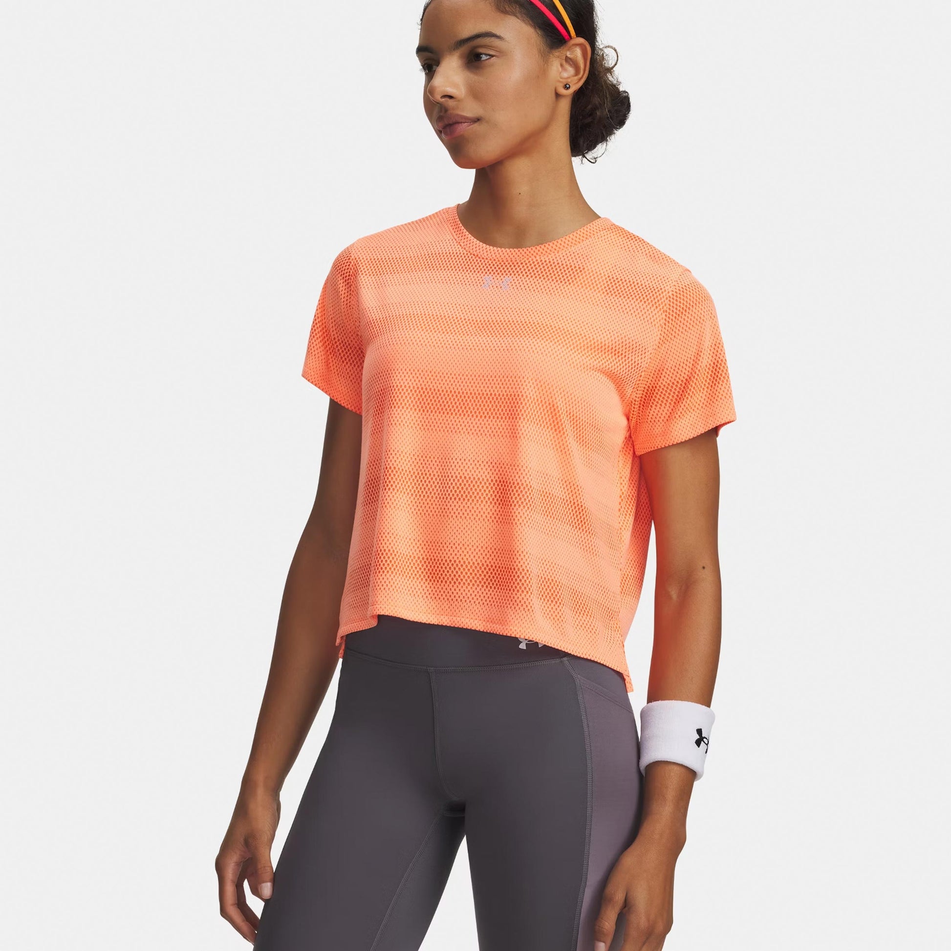 Under Armour Velociti  Koszulka do biegania Kobiety - pomarańczowy, srebrny