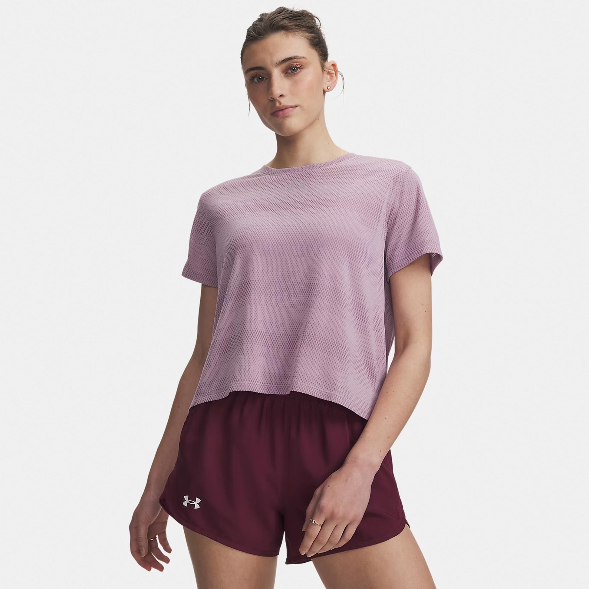 Under Armour Velociti  Koszulka do biegania Kobiety - fiolet