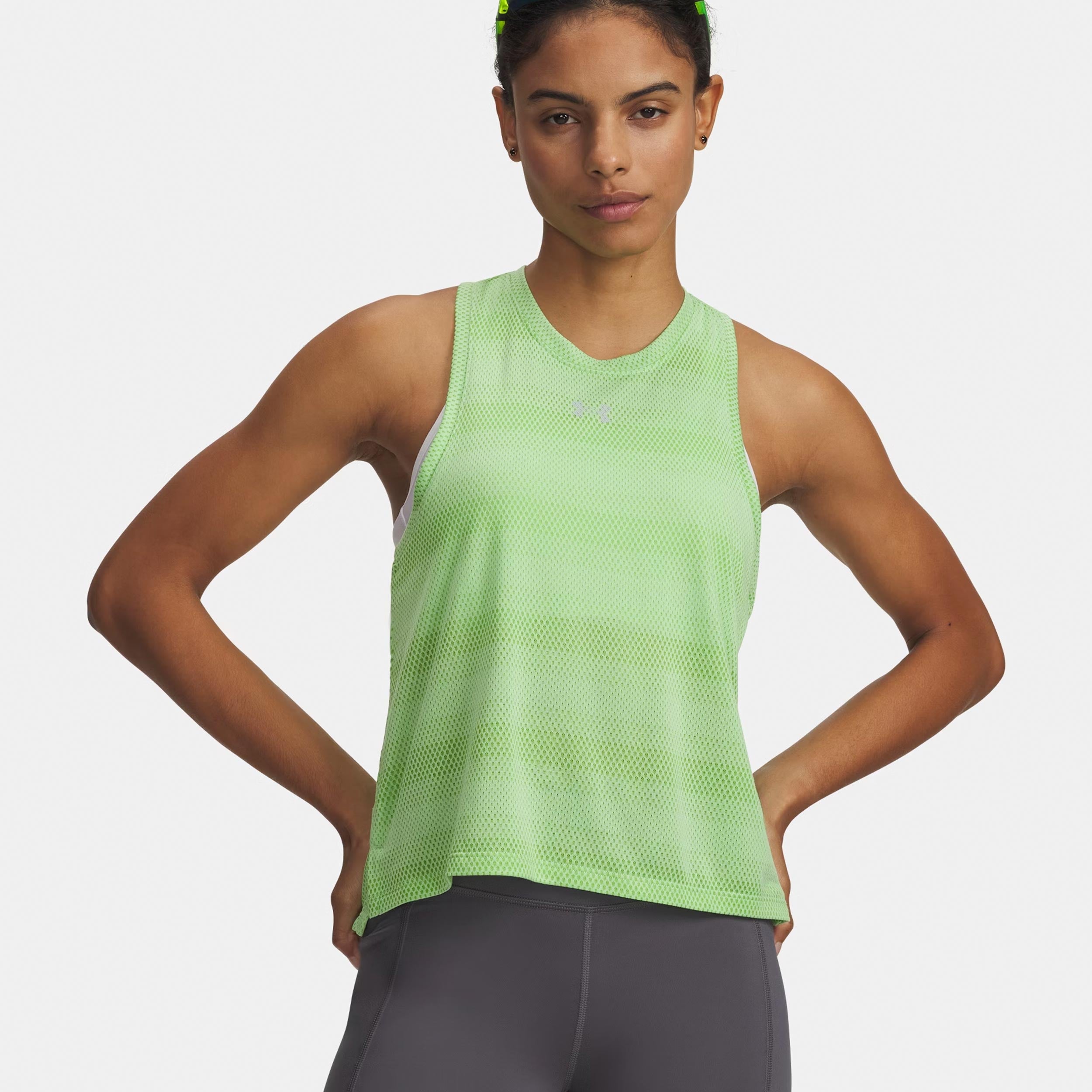 Under Armour Velociti  Koszulka do biegania Kobiety - neonowy zielony, srebrny