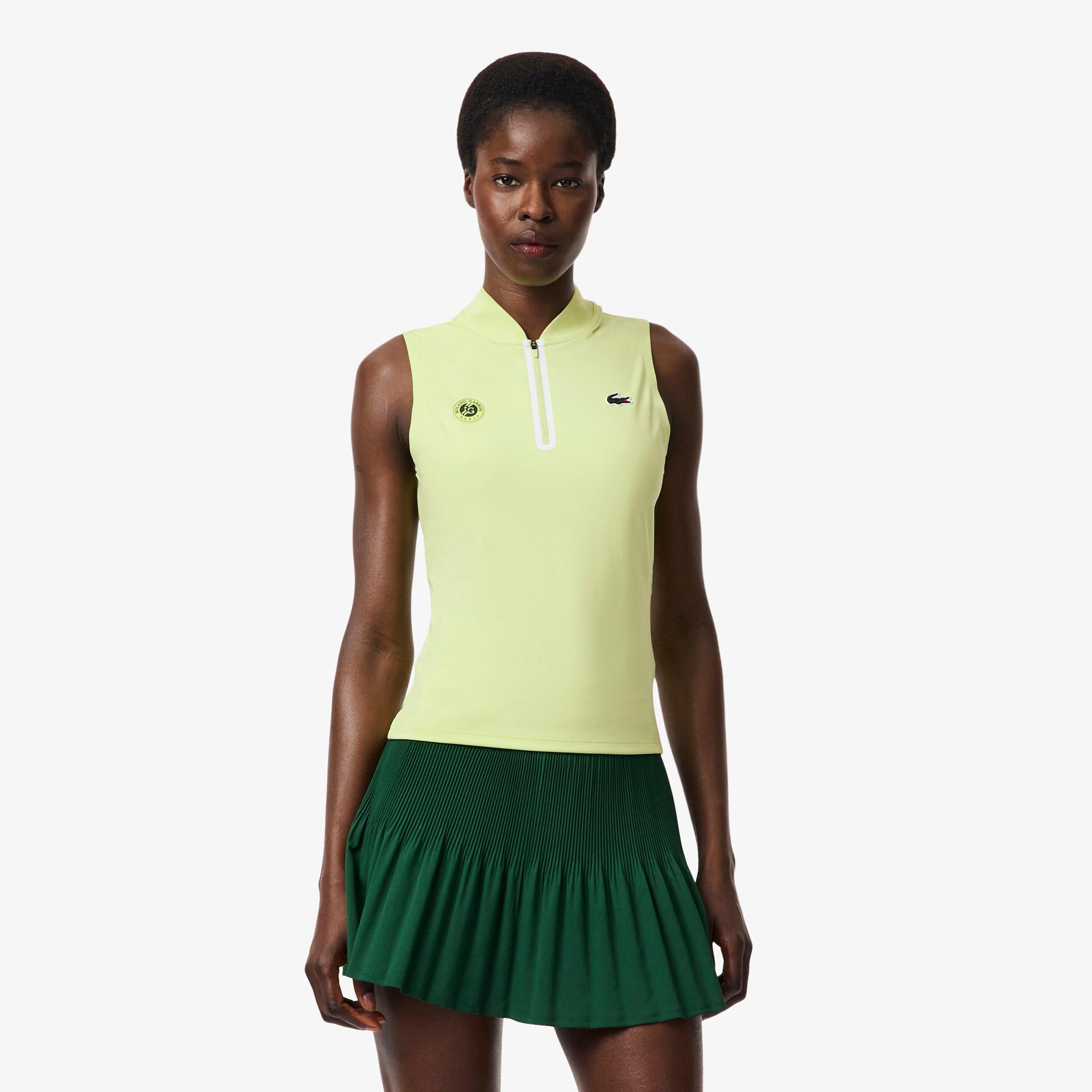 Lacoste Tank top Kobiety - limonka