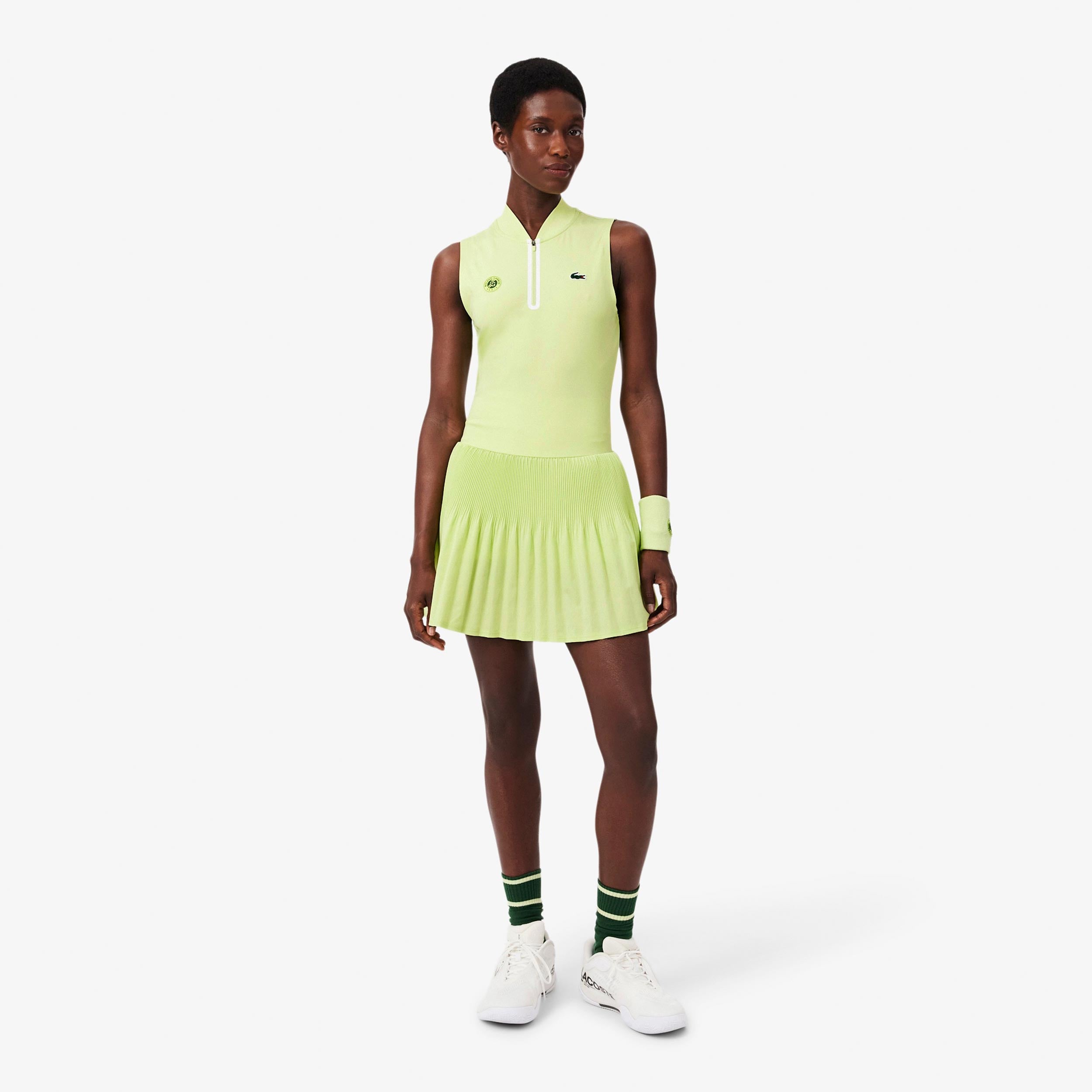 Lacoste Sukienka Kobiety - limonka