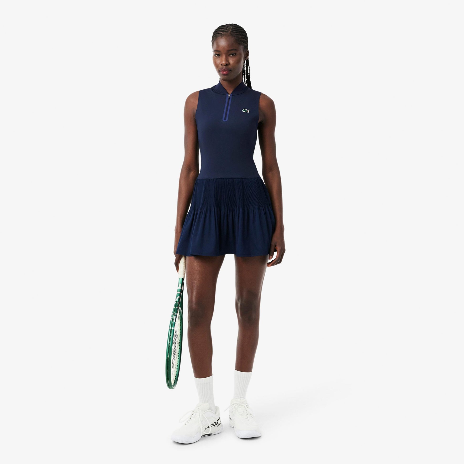 Lacoste Sukienka Kobiety - ciemnoniebieski