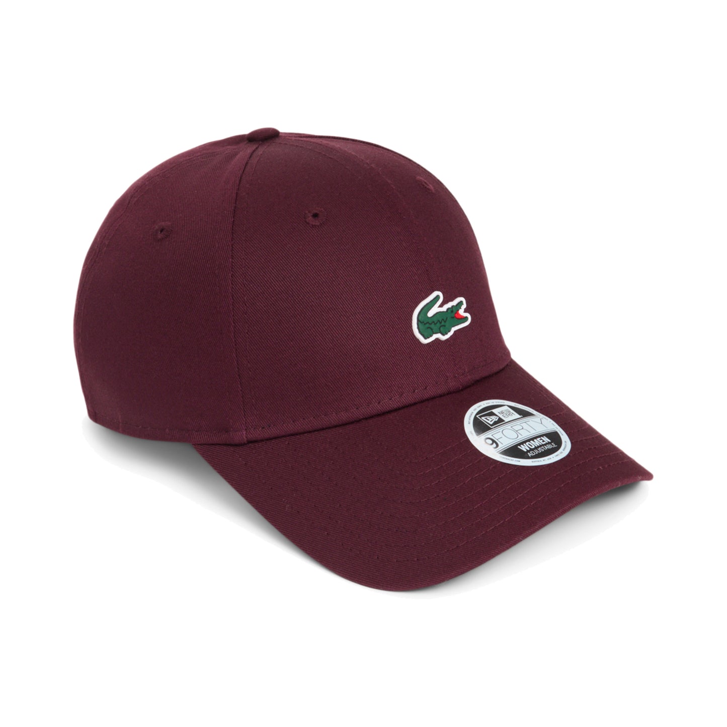 Lacoste New Era Czapka Unisex - czerwone wino