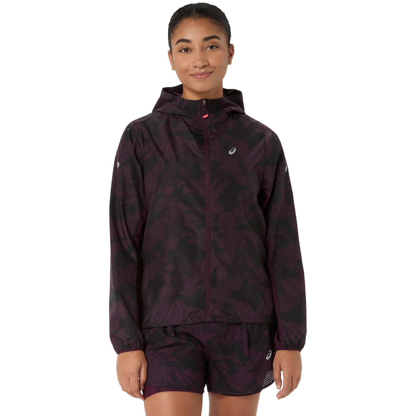 ASICS Fujitrail Packable  Kurtka do biegania Kobiety - czerwone wino