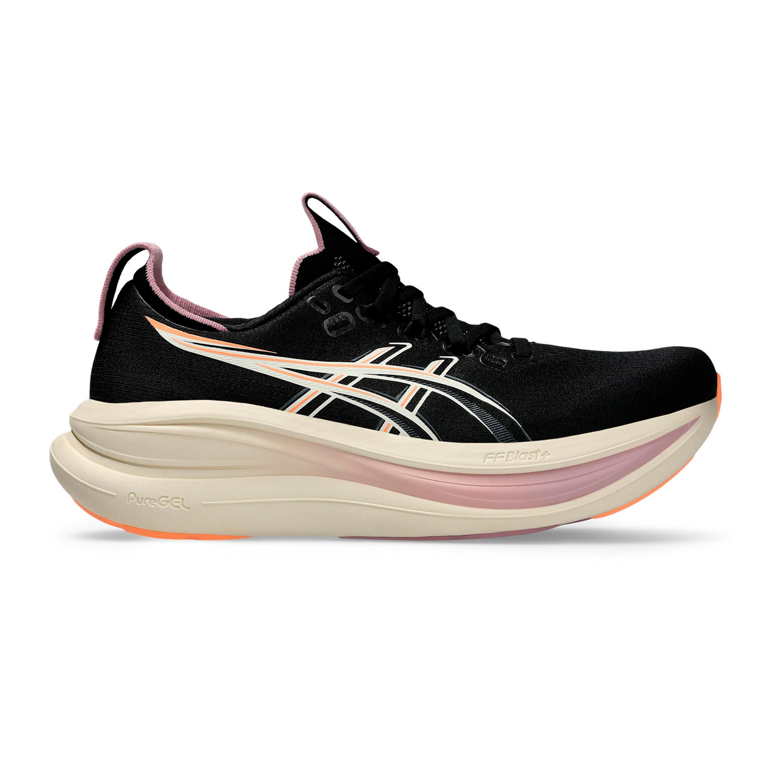 ASICS GEL-NIMBUS 28 But neutralny Kobiety - czarny, liliowy