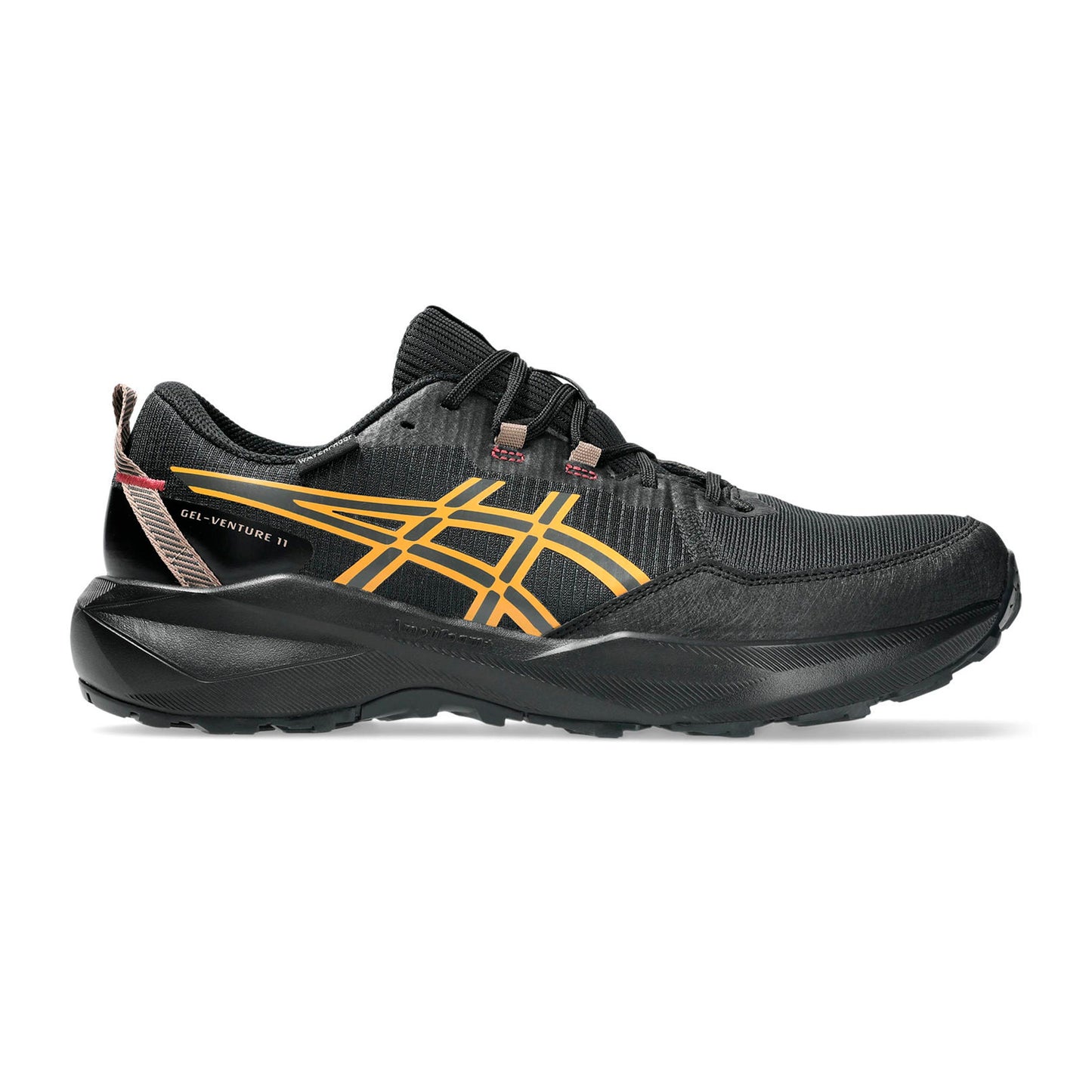 ASICS GEL-VENTURE 11 WATERPROOF But trailowy Mężczyźni - czarny, pomarańczowy