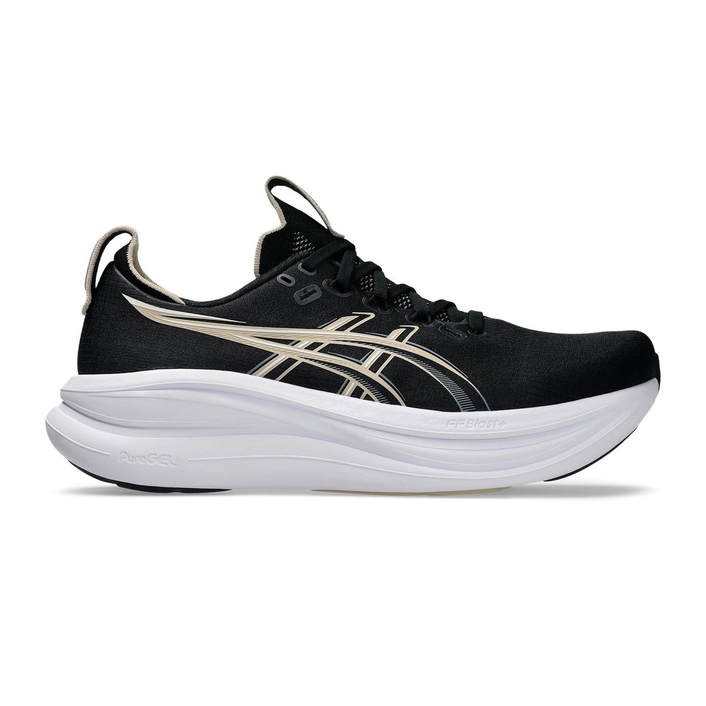 ASICS GEL-NIMBUS 28 But neutralny Mężczyźni - czarny, krem