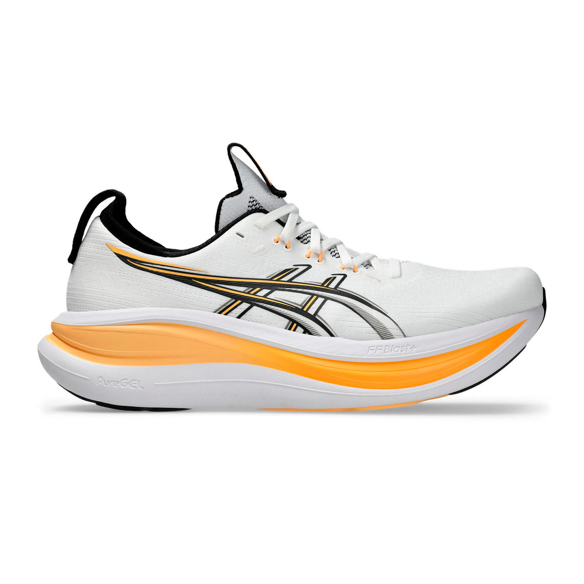 ASICS GEL-NIMBUS 28 But neutralny Mężczyźni - biały, pomarańczowy