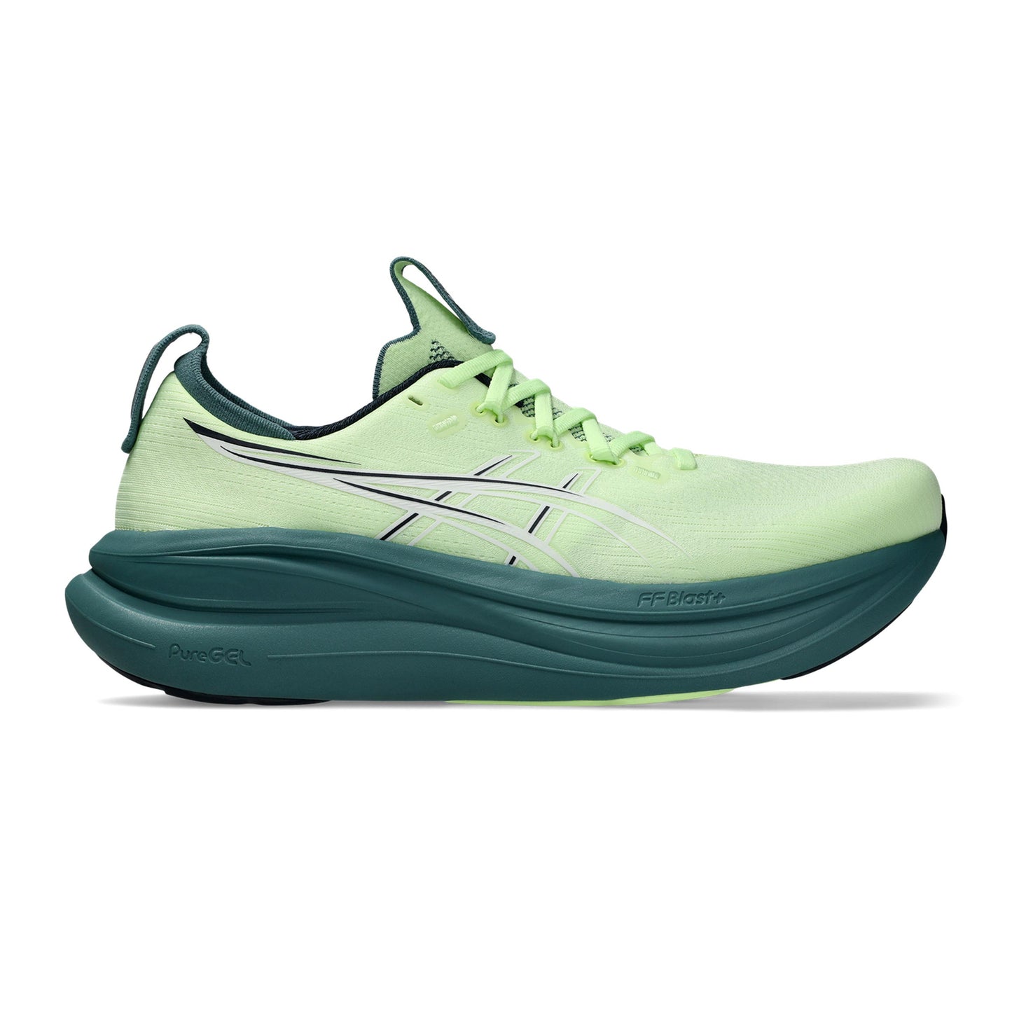 ASICS GEL-NIMBUS 28 But neutralny Mężczyźni - neonowy żółty, turkus