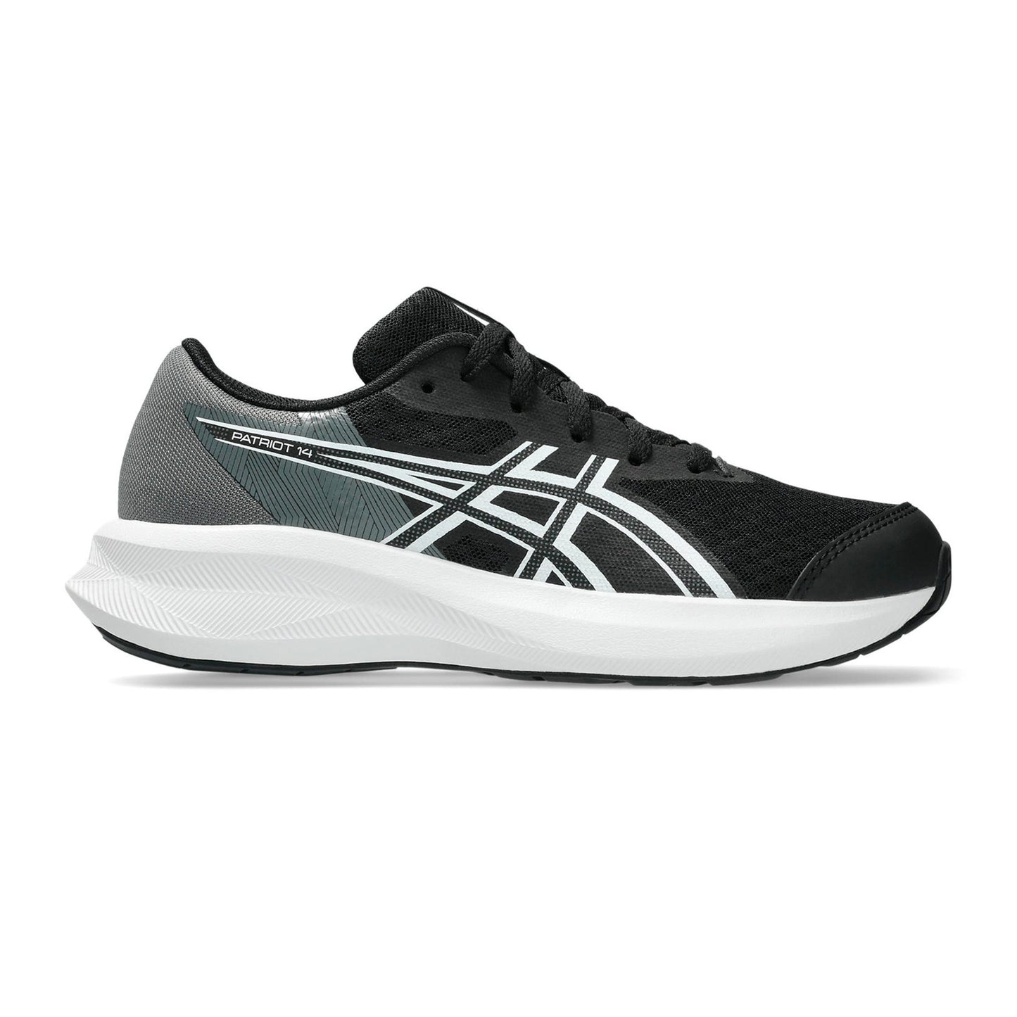 ASICS PATRIOT 14 GS But neutralny Dzieci - czarny, biały