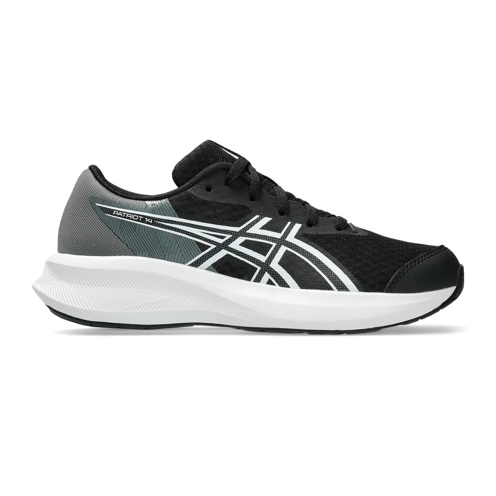 ASICS PATRIOT 14 GS But neutralny Dzieci - czarny, biały