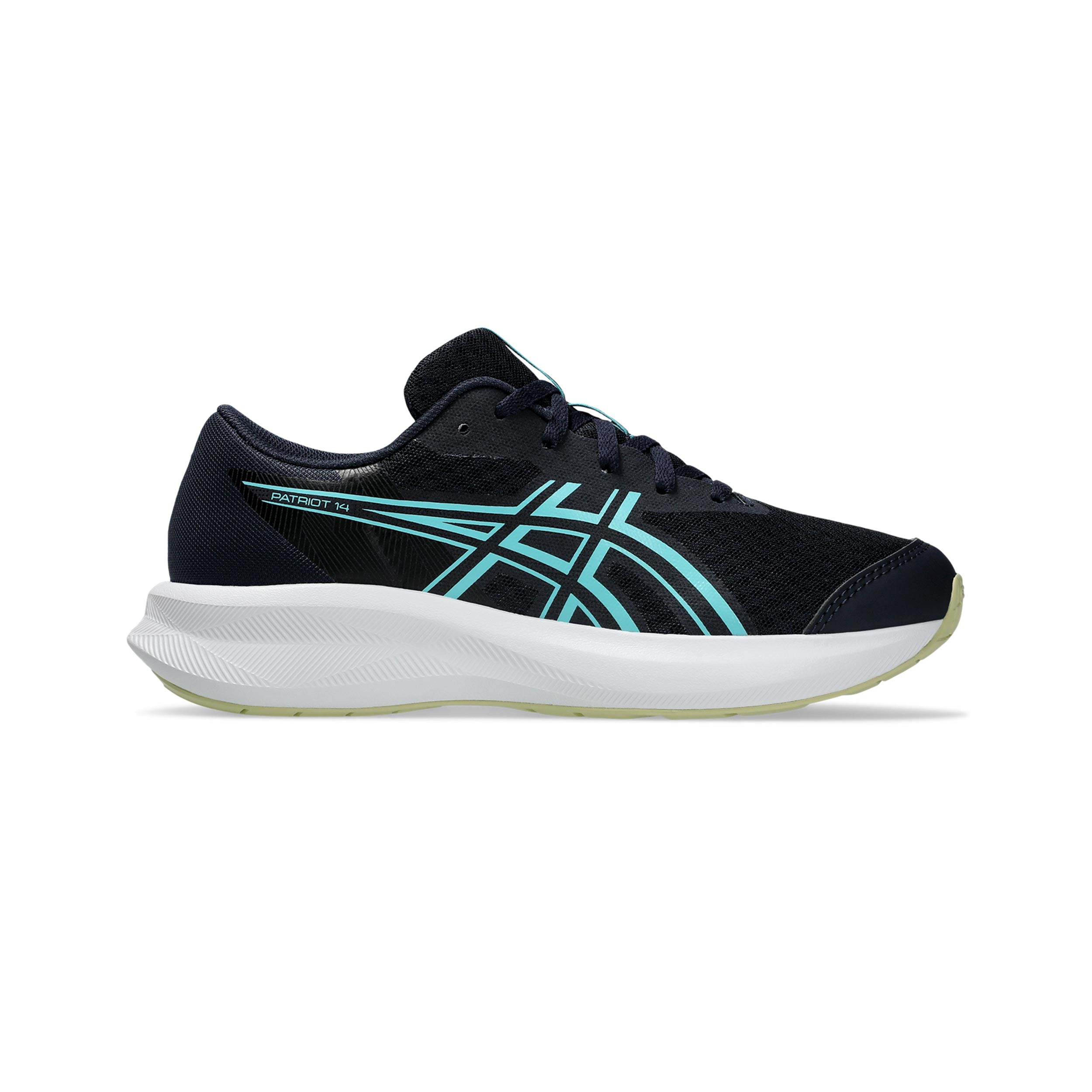 ASICS PATRIOT 14 GS But neutralny Dzieci - ciemnoniebieski, turkus