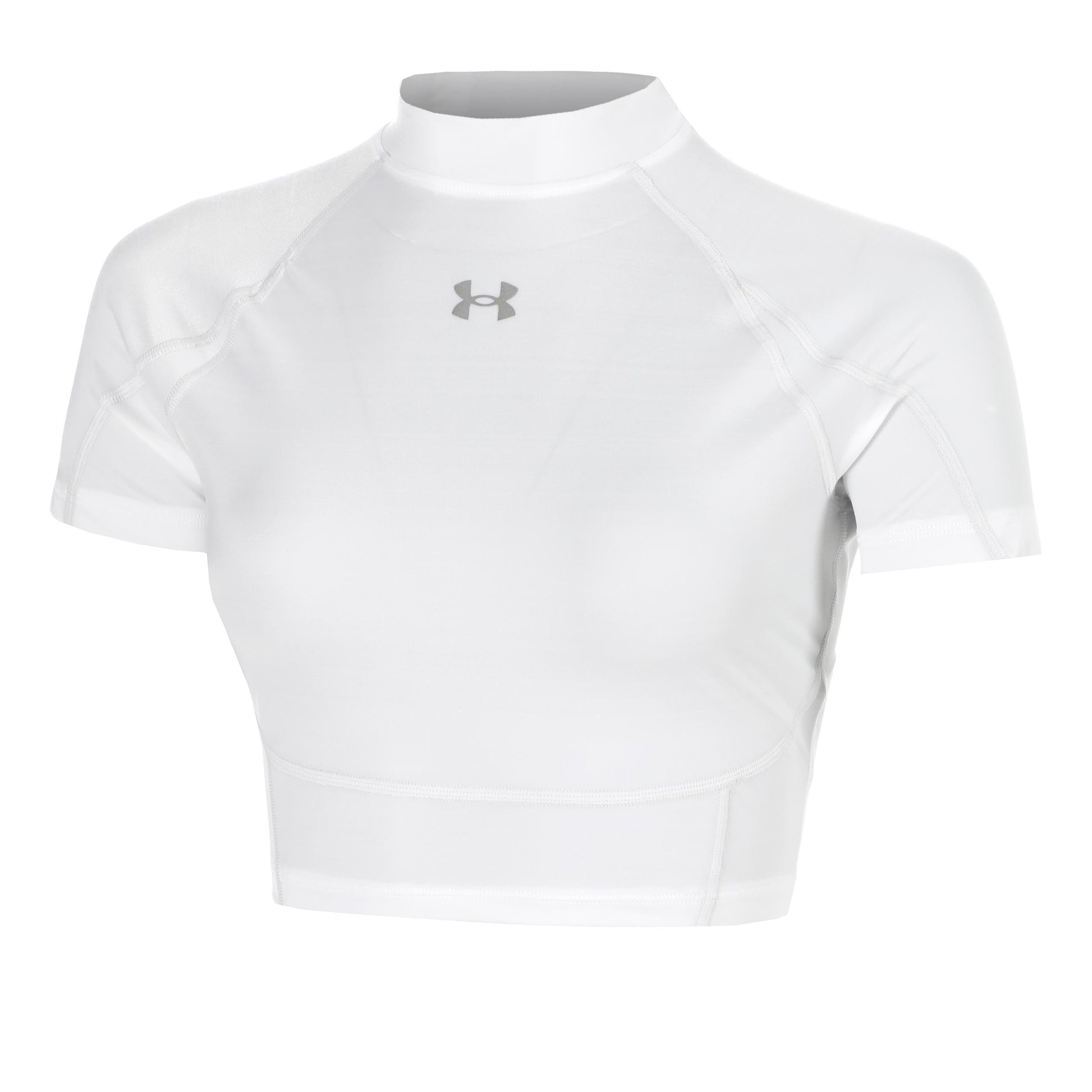 Under Armour HeatGear Elite Crop Koszulka Kobiety-biały