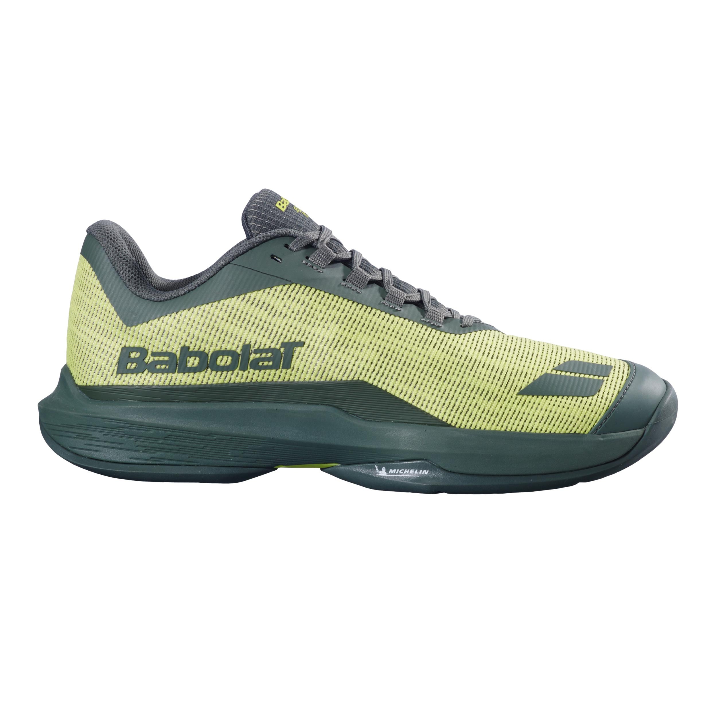 Babolat JET TERE 2 AC buty do tenisa allcourt Mężczyźni-limonka, oliwka