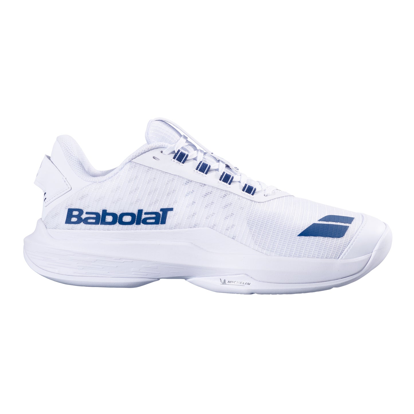 Babolat JET T2 AC WIM buty do tenisa allcourt Mężczyźni-biały, ciemnoniebieski