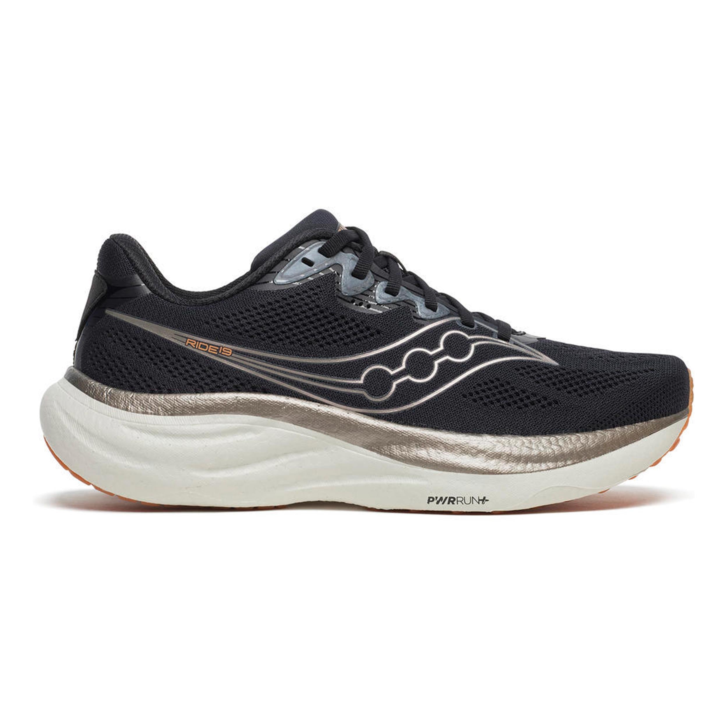 Saucony Ride 19 But neutralny Mężczyźni-czarny, srebrny