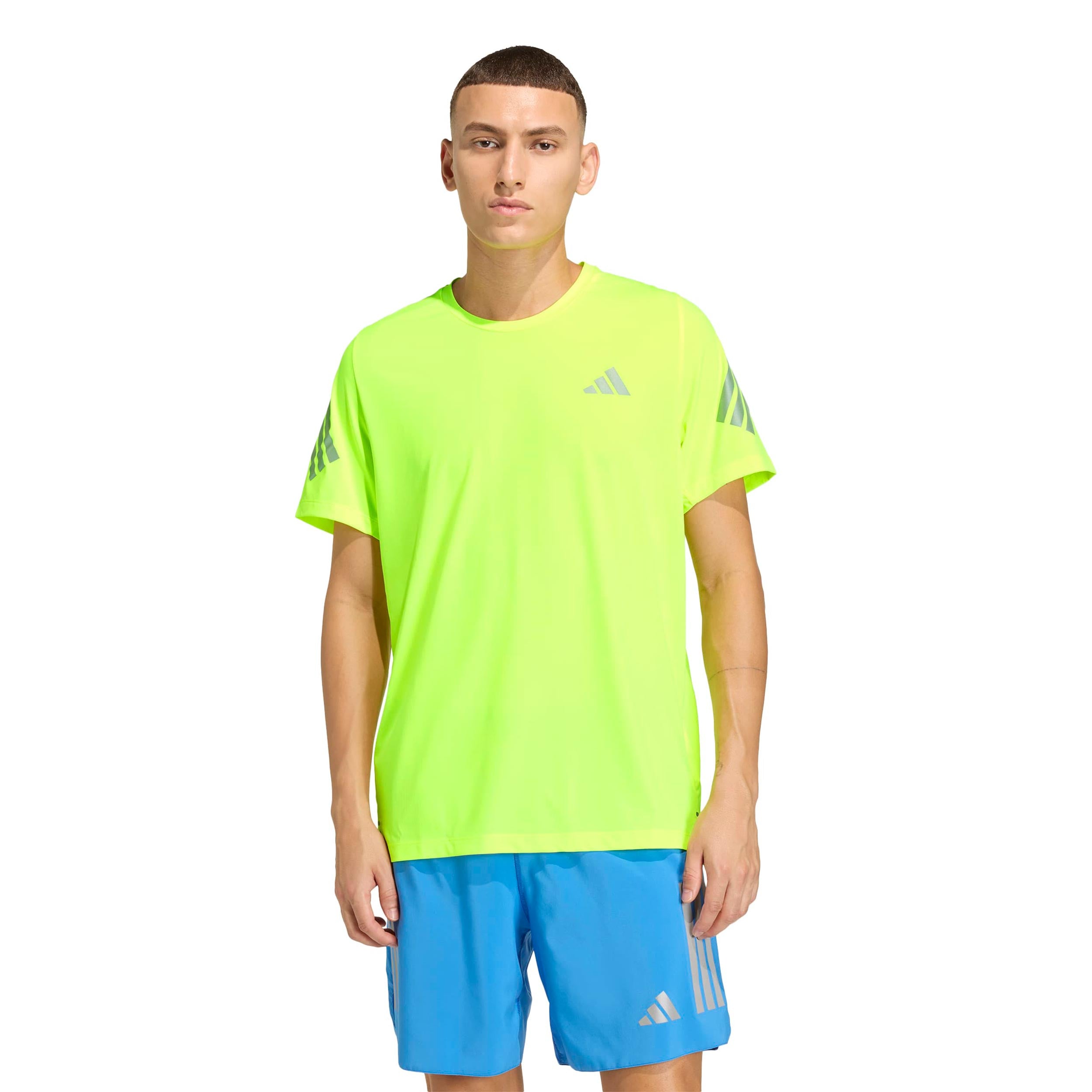 adidas adi365 Koszulka do biegania Mężczyźni - neonowy żółty