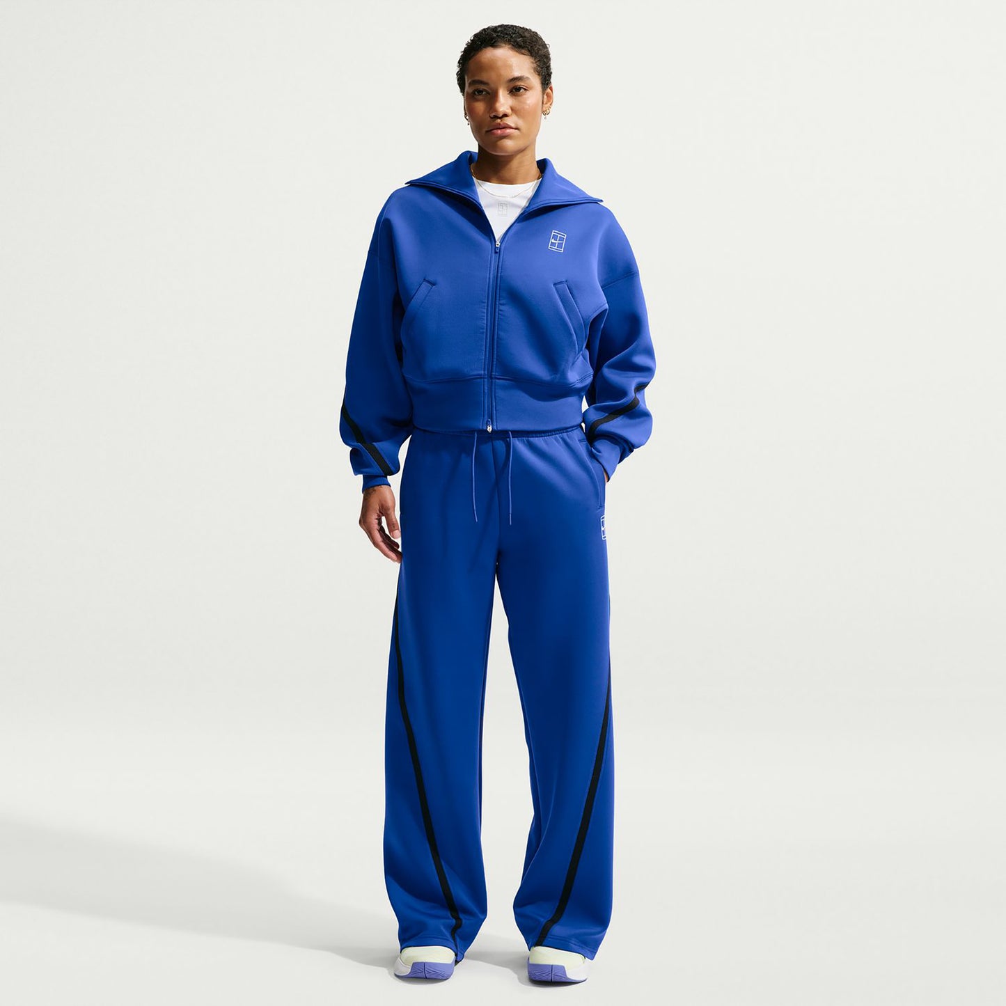 Nike Court Dri-Fit Advantage  Spodnie dresowe Kobiety - niebieski