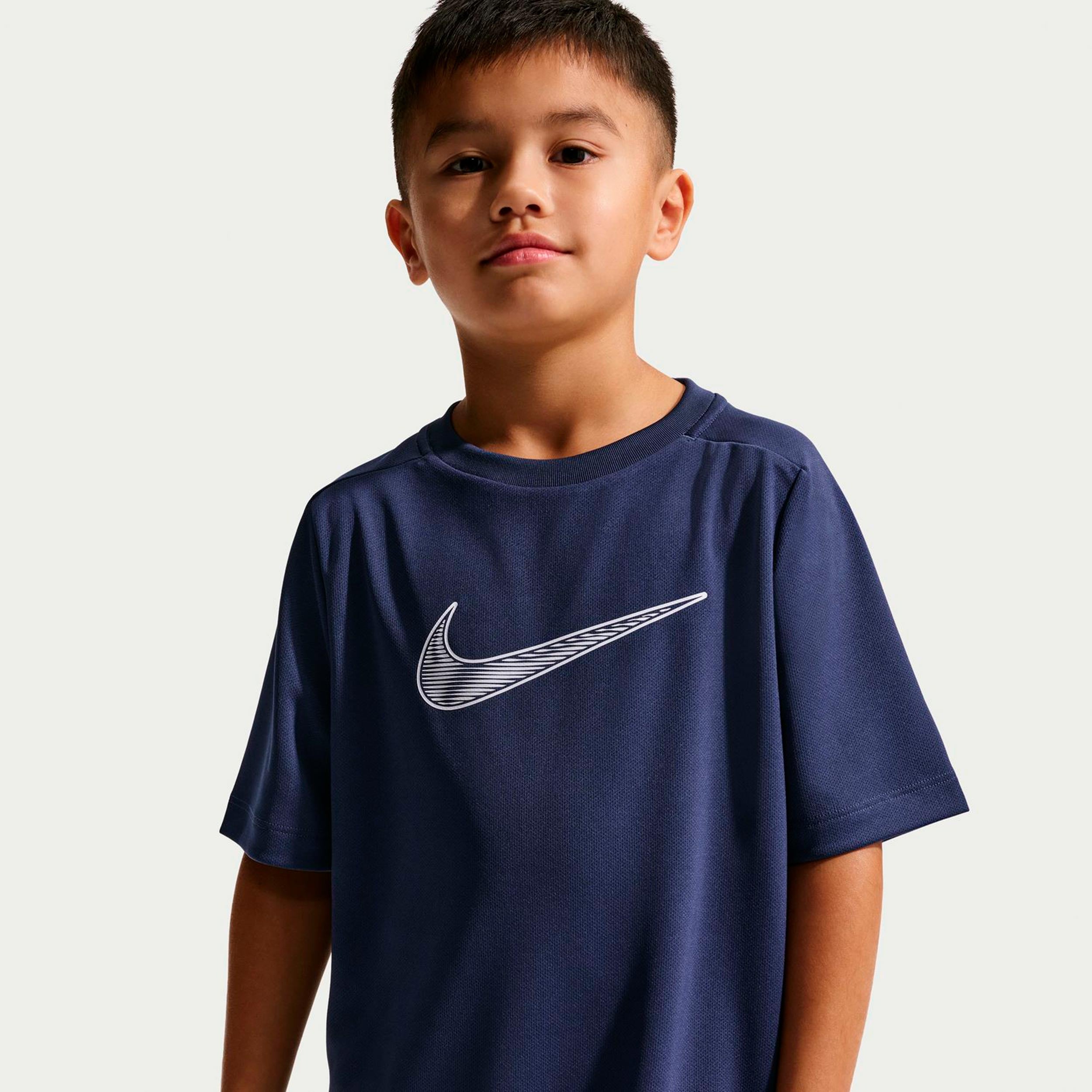 Nike Dri-Fit Multi  Koszulka Chłopcy - ciemnoniebieski