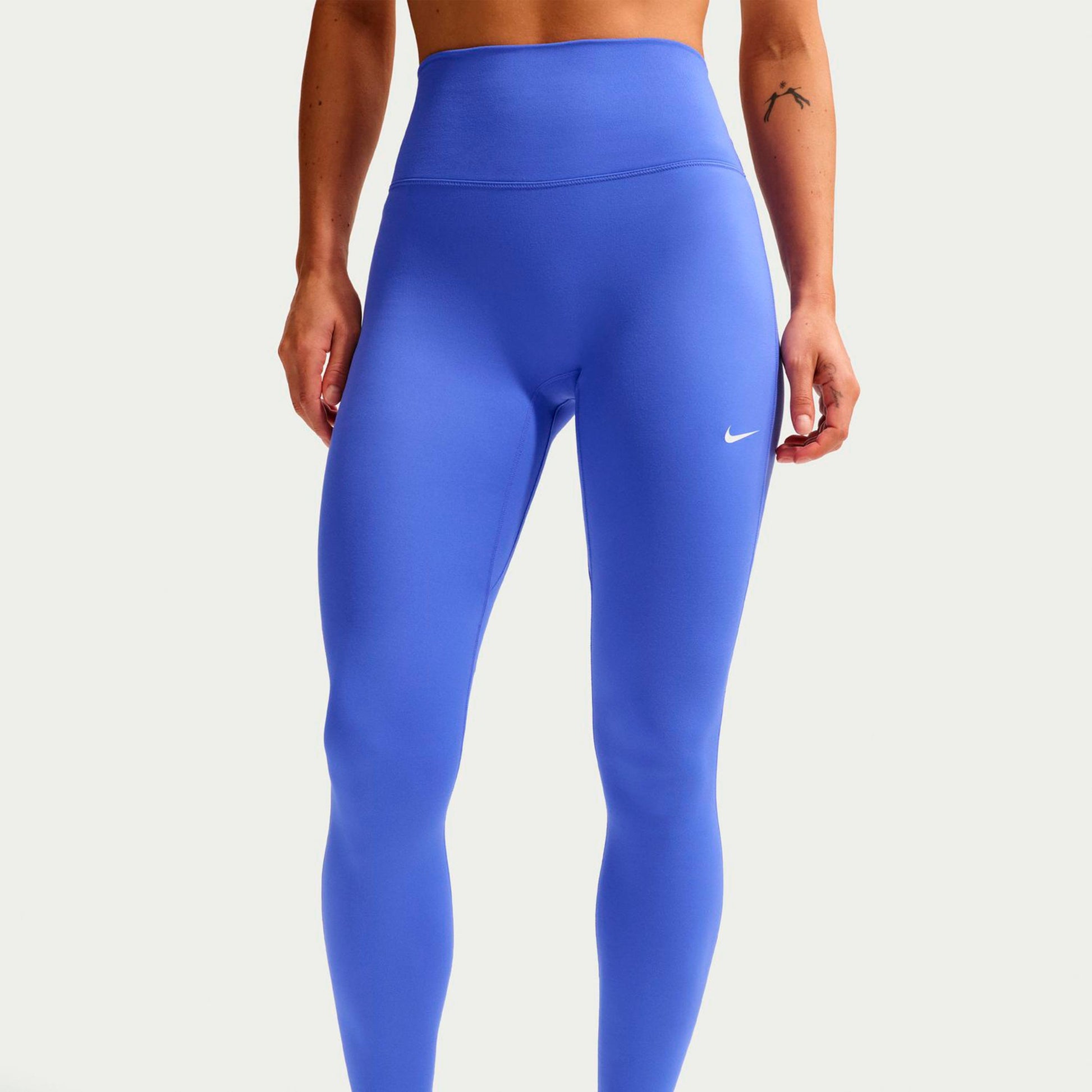 Nike Dri-Fit One High Rise Getry Kobiety-niebieski
