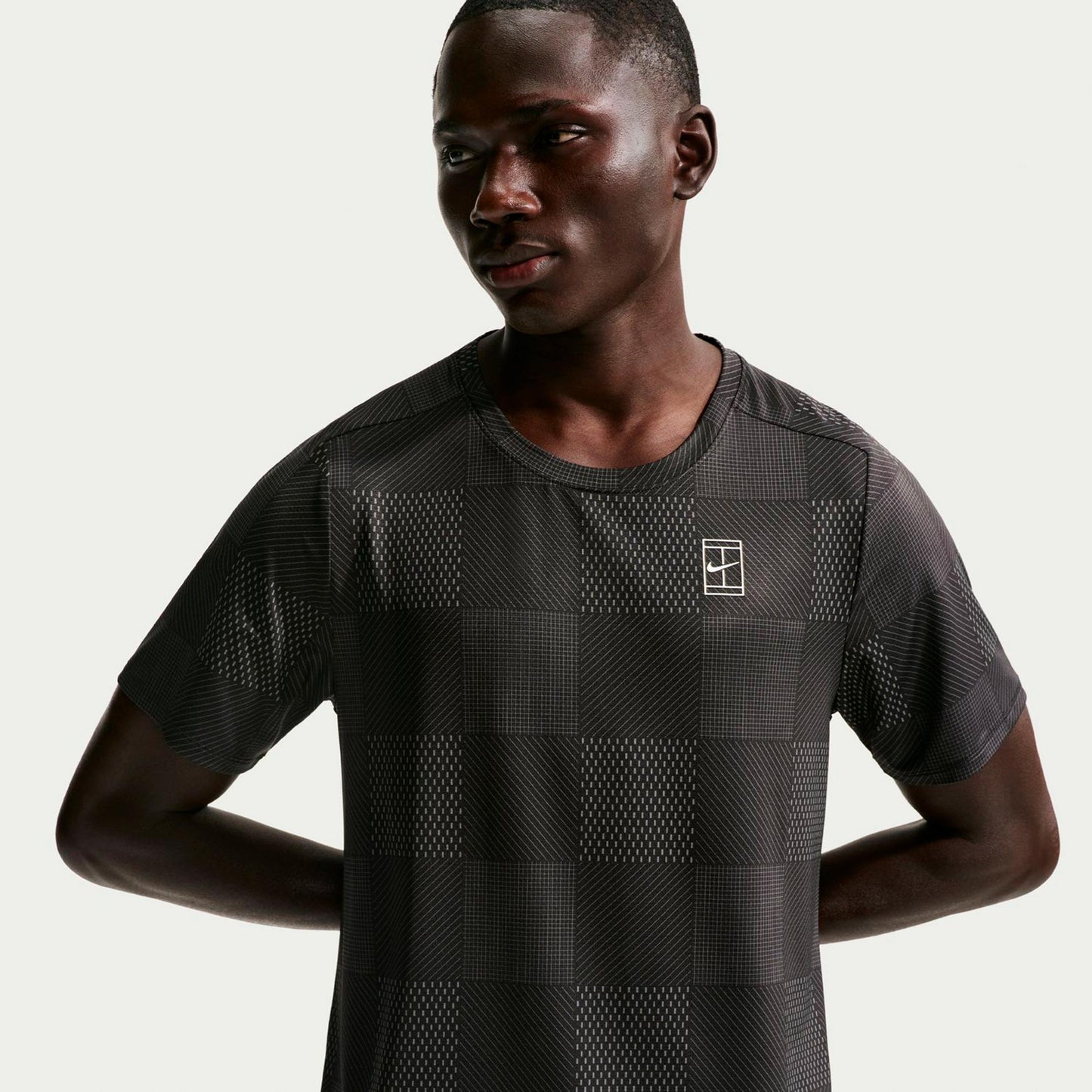 Nike Court Dri-Fit Advantage Koszulka Mężczyźni-czarny