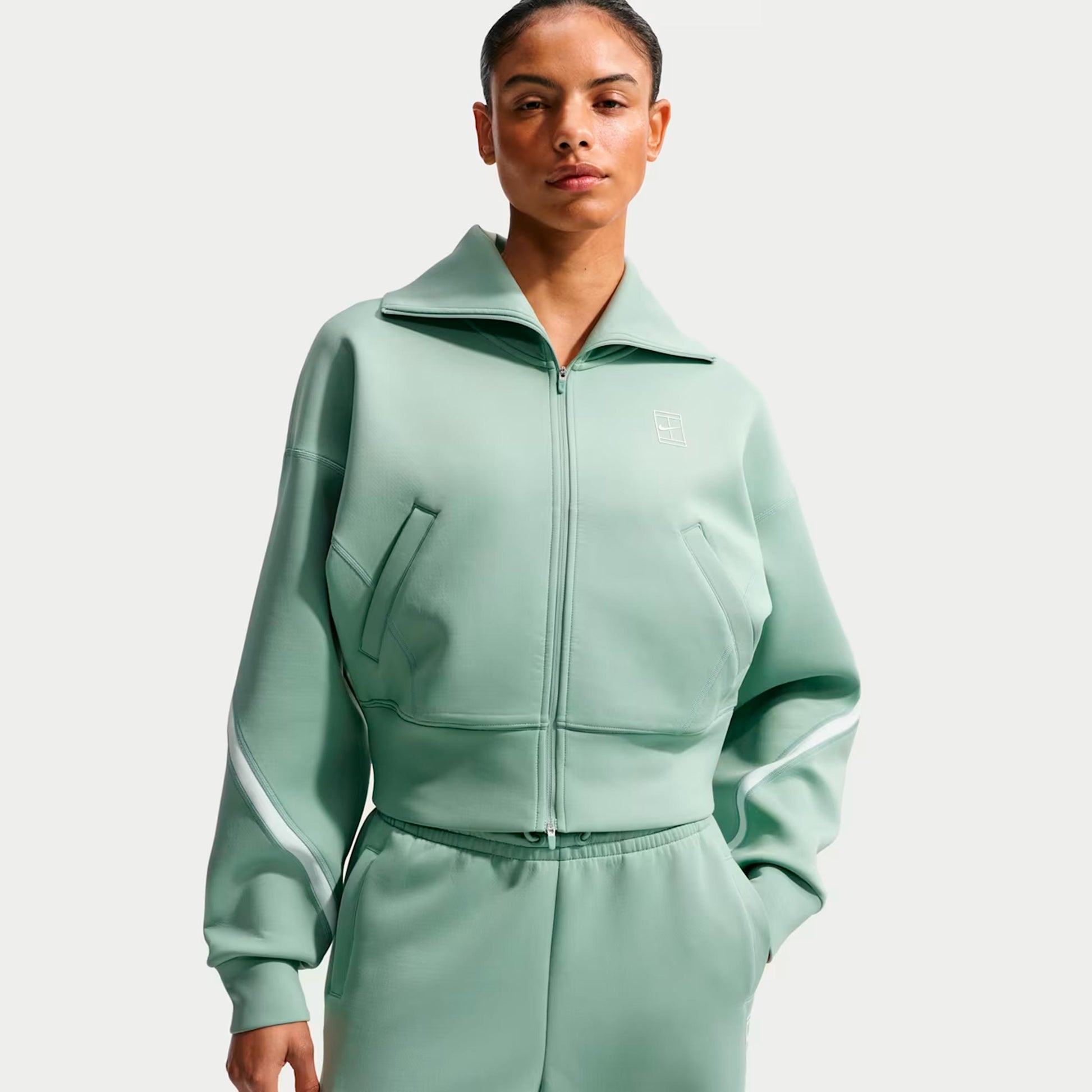 Nike Court Dri-Fit Advantage  Kurtka treningowa Kobiety - złamana biel, biały