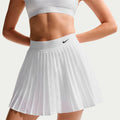 Dri-Fit Victory High Rise Pleated Spódnica Kobiety-biały
