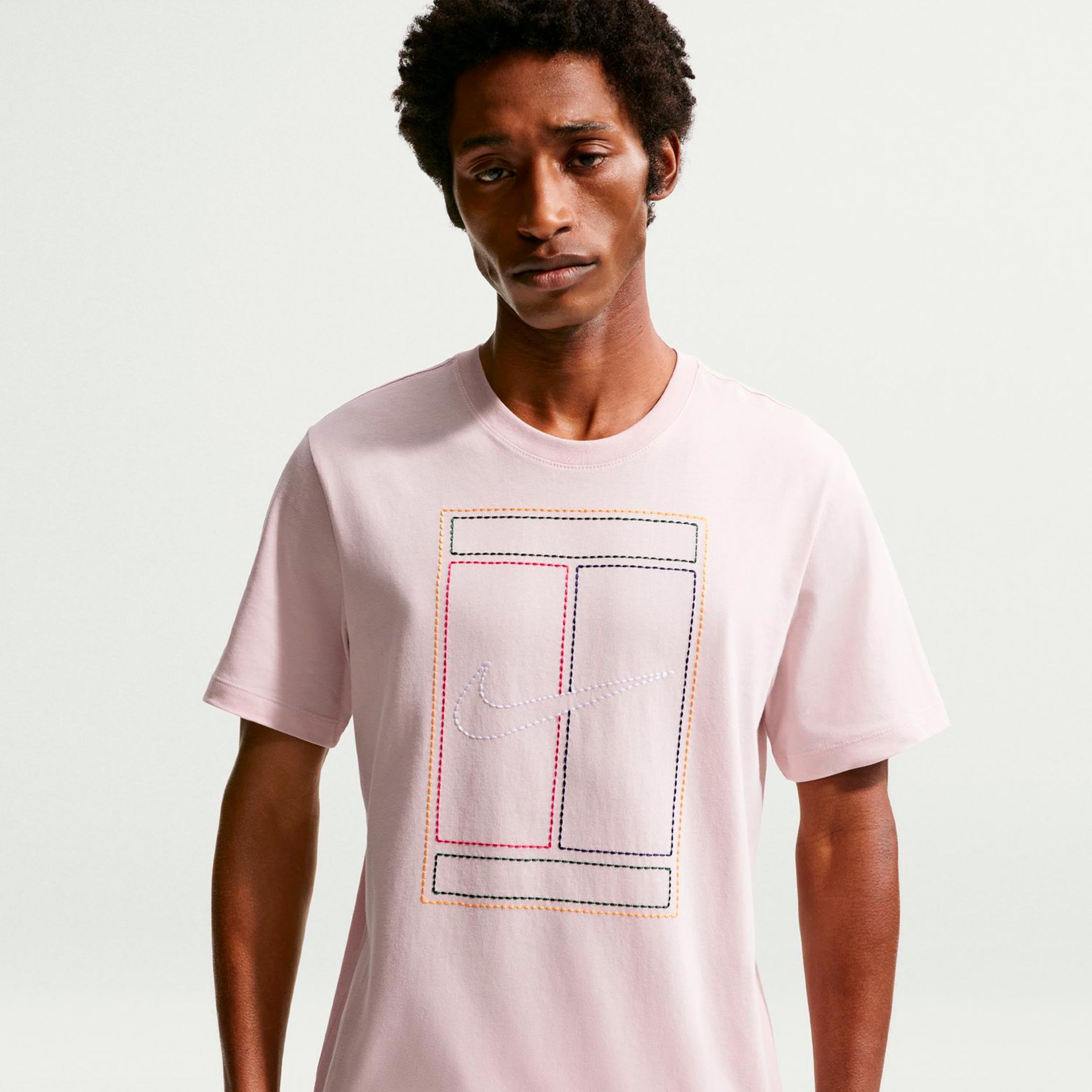 Nike Court Heritage Koszulka Mężczyźni - ciemnoróżowy