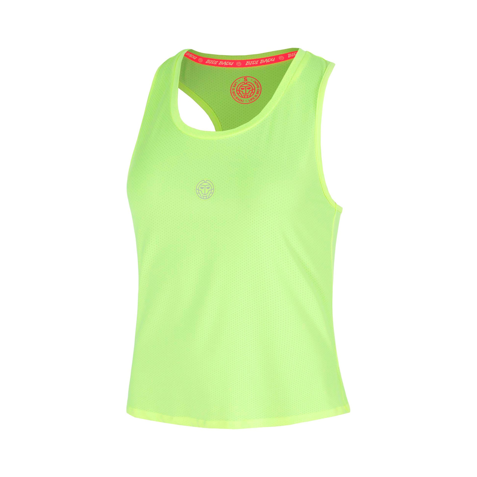 BIDI BADU Out of Control Racerback Tank top Dziewczynki-neonowy żółty