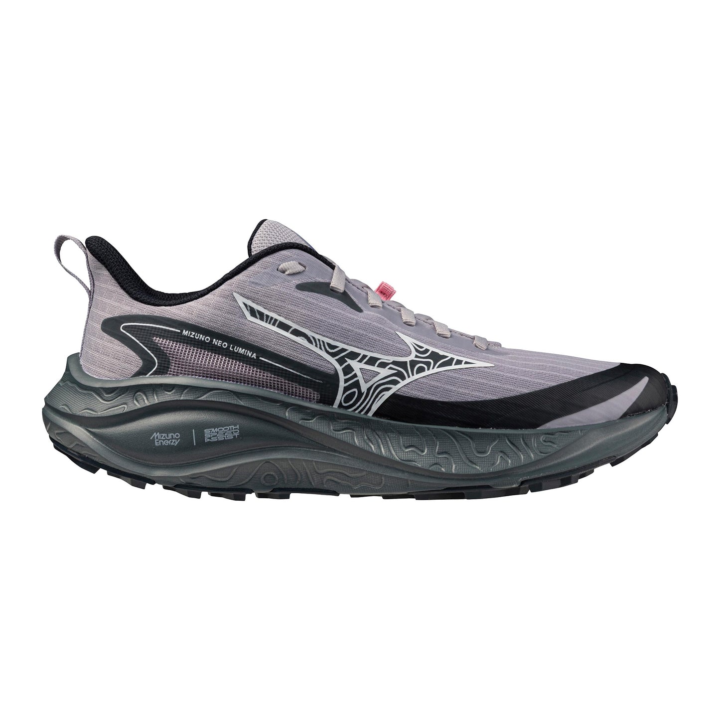 Mizuno Neo Lumina  But trailowy Kobiety - liliowy, szary