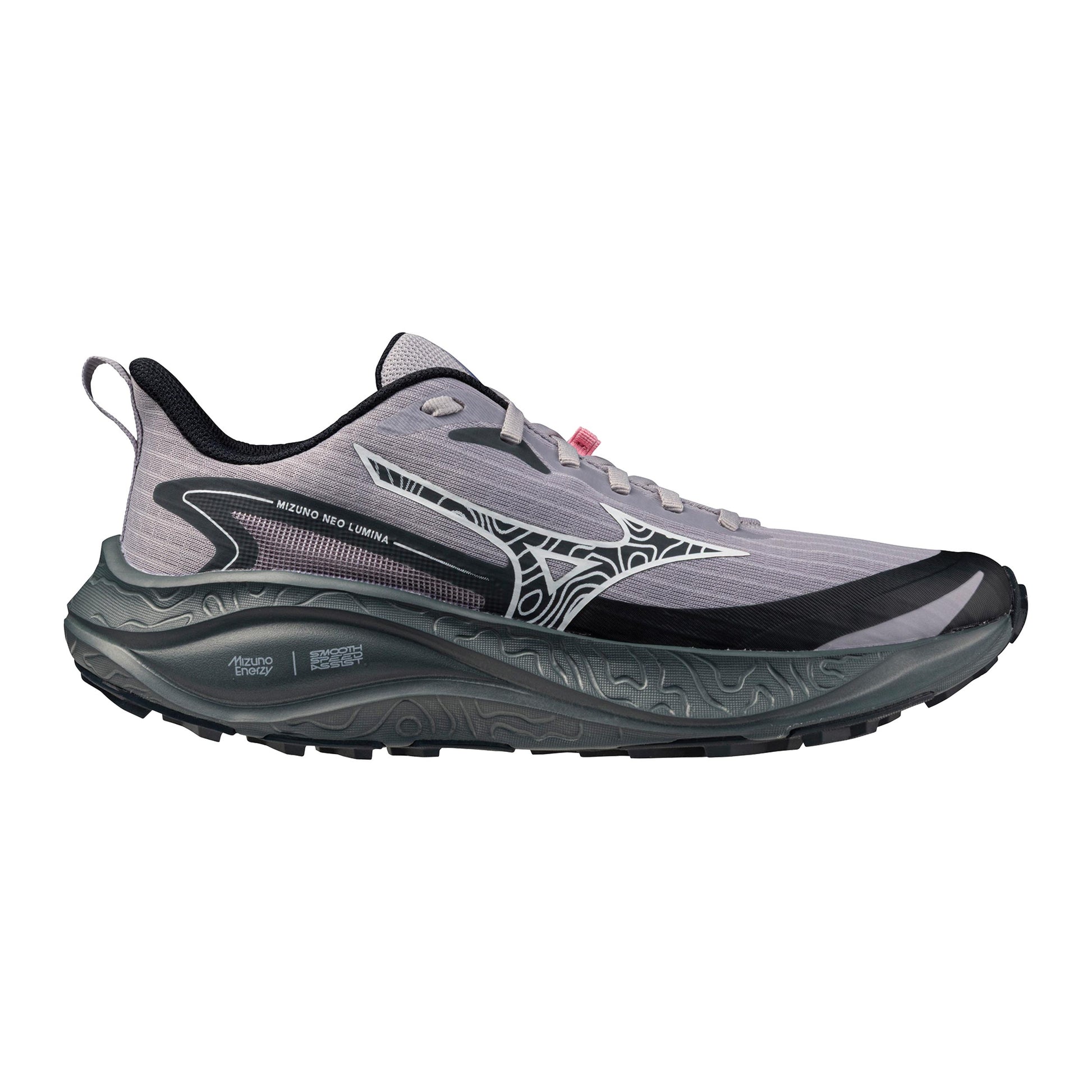 Mizuno Neo Lumina  But trailowy Kobiety - liliowy, szary