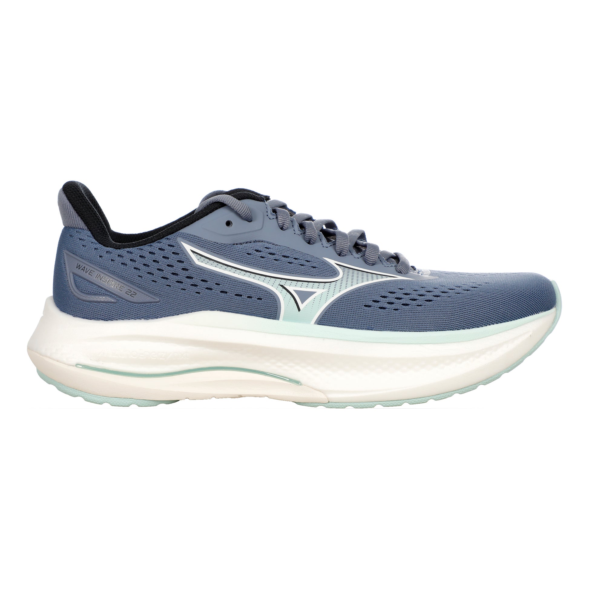 Mizuno Wave Inspire 22  But stabilizujący Kobiety - niebiesko-szary, miętowy