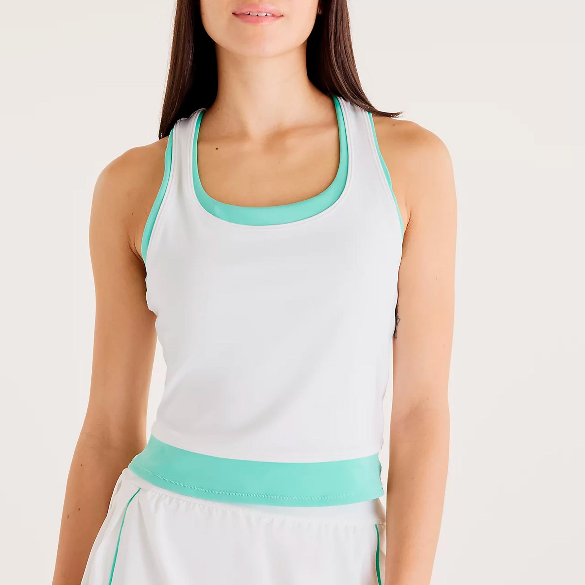 New Balance Tournament Novelty Tank top Kobiety-biały, zieleń