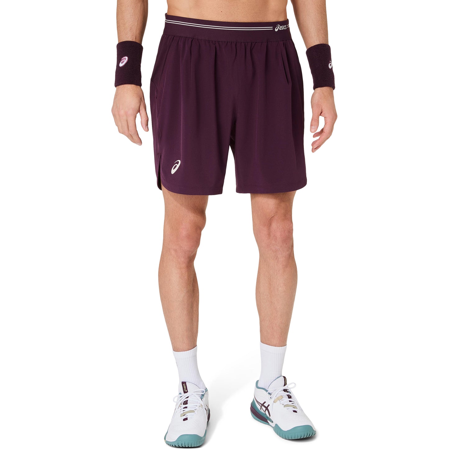 ASICS Game  Szorty Mężczyźni - czerwone wino
