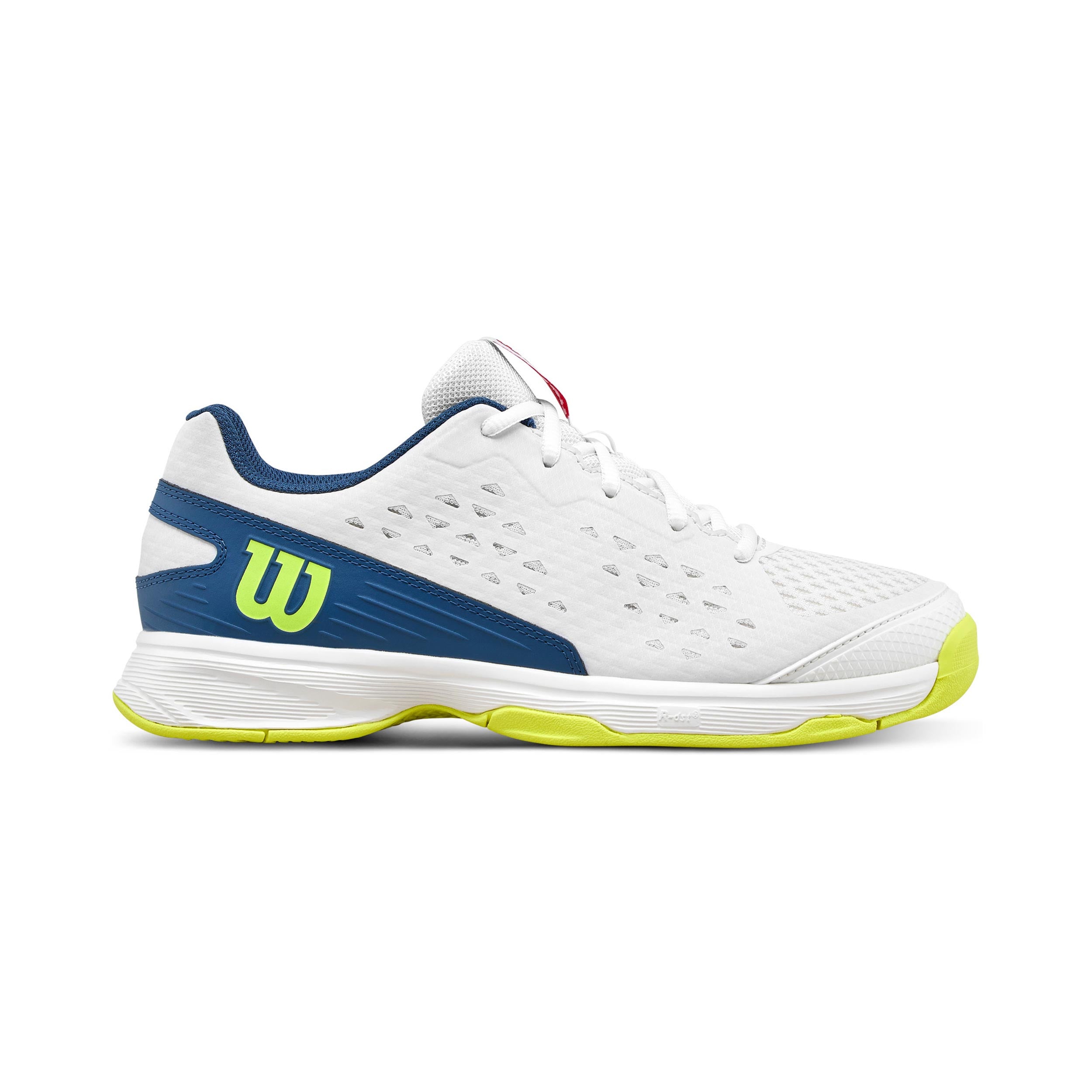 Wilson Rush Pro Jr buty do tenisa allcourt Dzieci - biały, niebieski