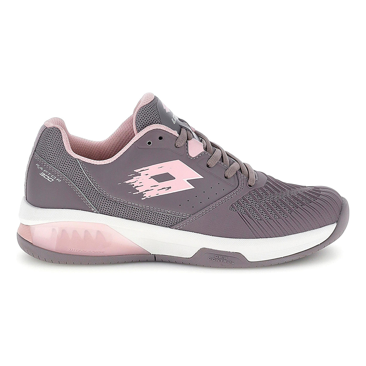 Lotto Raptor Hyperpulse 300 SPD buty do tenisa allcourt Kobiety - jasnoszary, róż