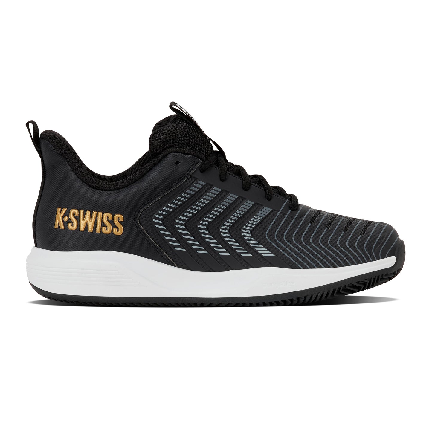 K-Swiss Ultrashot Light buty do tenisa ziemnego Mężczyźni - czarny, złoto