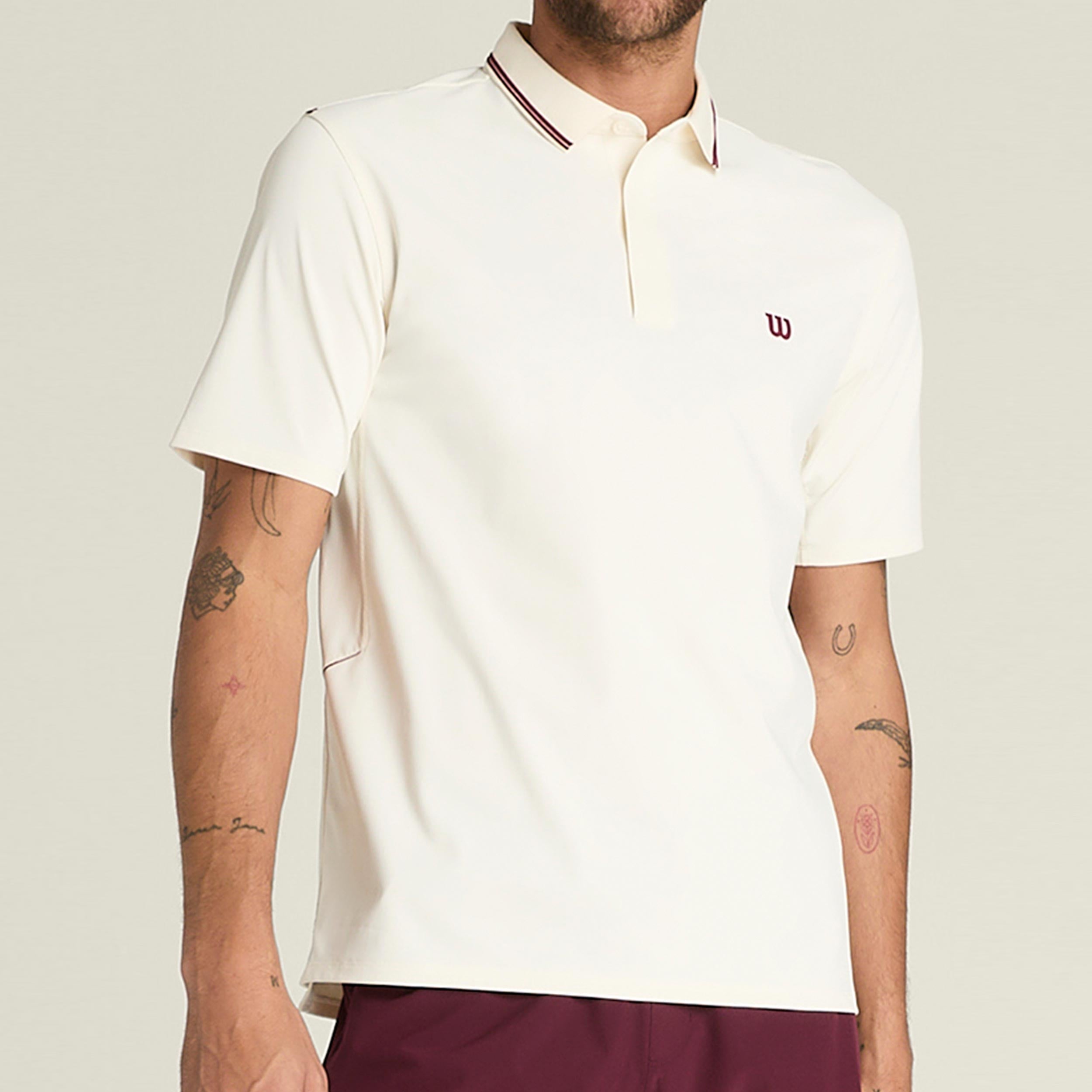 Wilson Challengers Technical Polo Mężczyźni-piasek