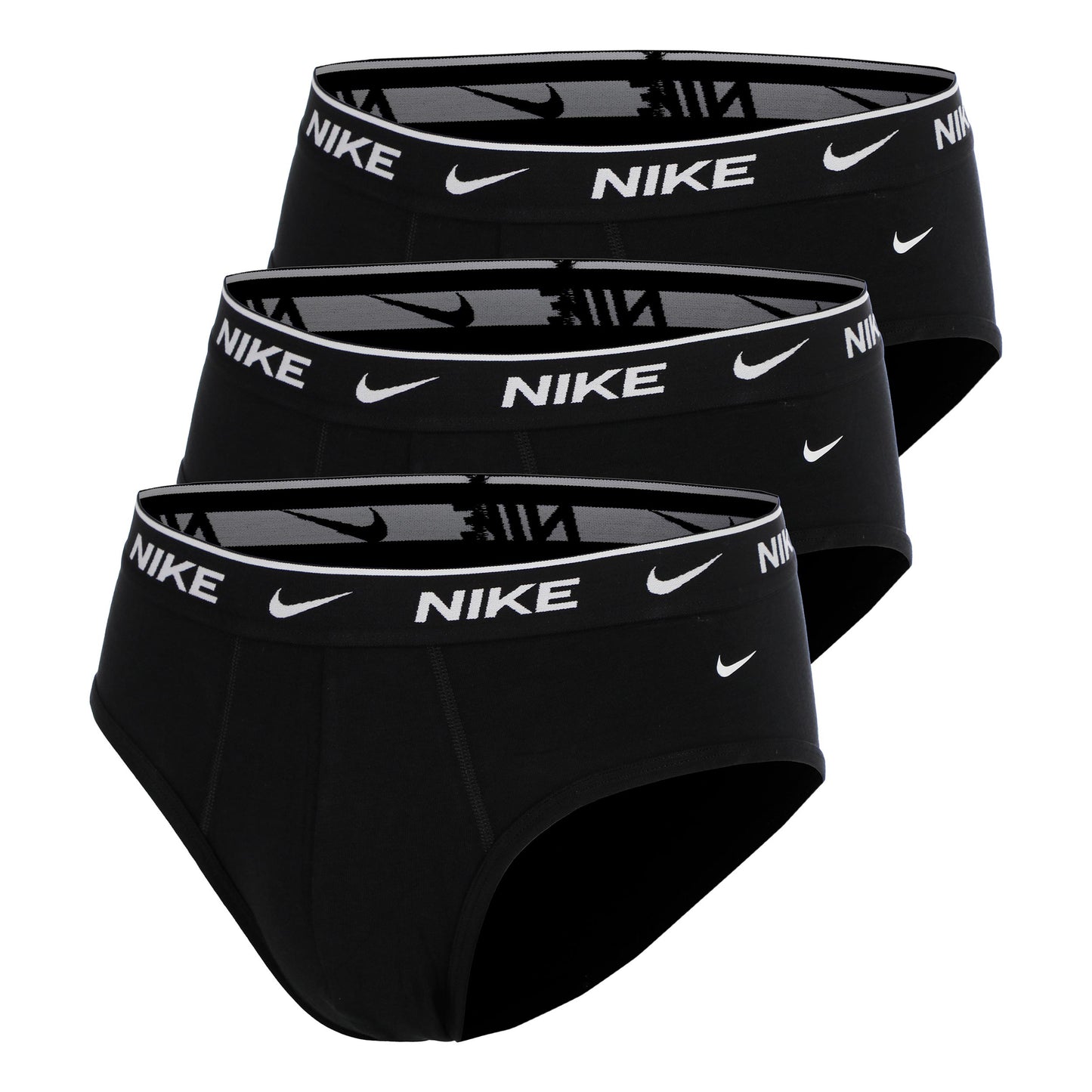 Nike Essential Cotton Stretch Majtki Opakowanie 3 szt. Mężczyźni - czarny, czarny