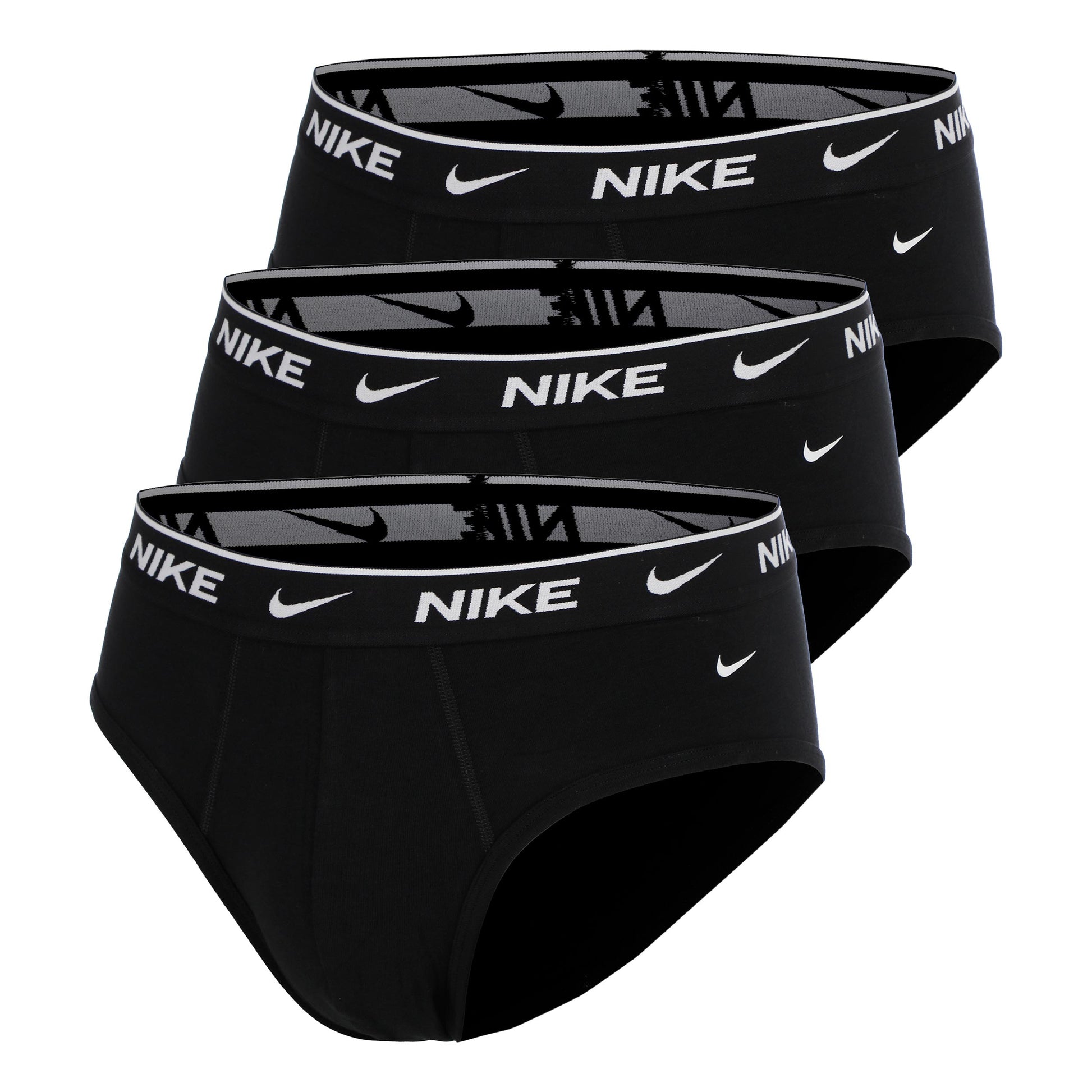 Nike Essential Cotton Stretch Majtki Opakowanie 3 szt. Mężczyźni - czarny, czarny