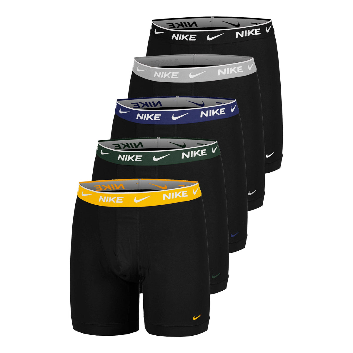 Nike Essential Cotton Stretch Boxer Brief Bokserki sportowe Opakowanie 3 szt. Mężczyźni - czarny, wielokolorowy