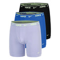 Essential Cotton Stretch Bokserki sportowe Opakowanie 3 szt. Mężczyźni - liliowy, niebieski