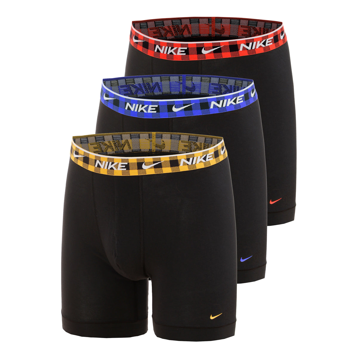 Nike Essential Cotton Stretch Bokserki sportowe Opakowanie 3 szt. Mężczyźni - ciemnoszary