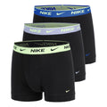 Essential Cotton Stretch Trunk Bokserki sportowe Opakowanie 3 szt. Mężczyźni - czarny, turkus