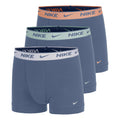 Essential Cotton Stretch Trunk Bokserki sportowe Opakowanie 3 szt. Mężczyźni - niebieski, pomarańczowy