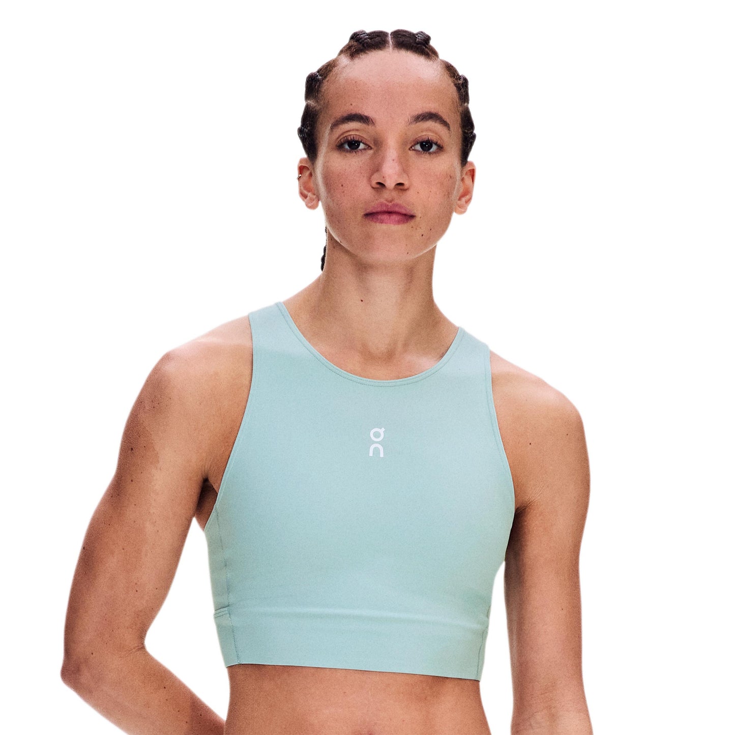 On Court Crop Tank top Kobiety - niebiesko-szary