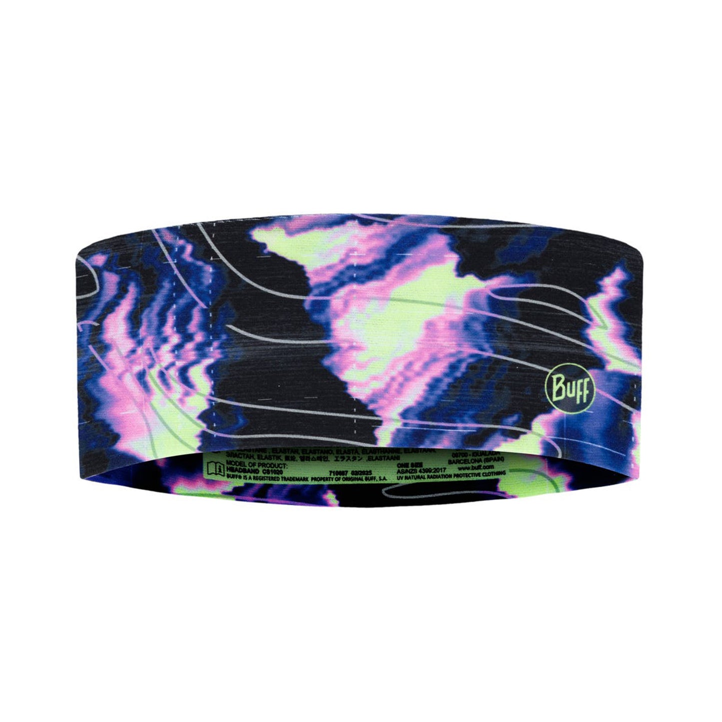 Buff CoolNet UV® Wide Opaska na głowę Unisex-niebieski