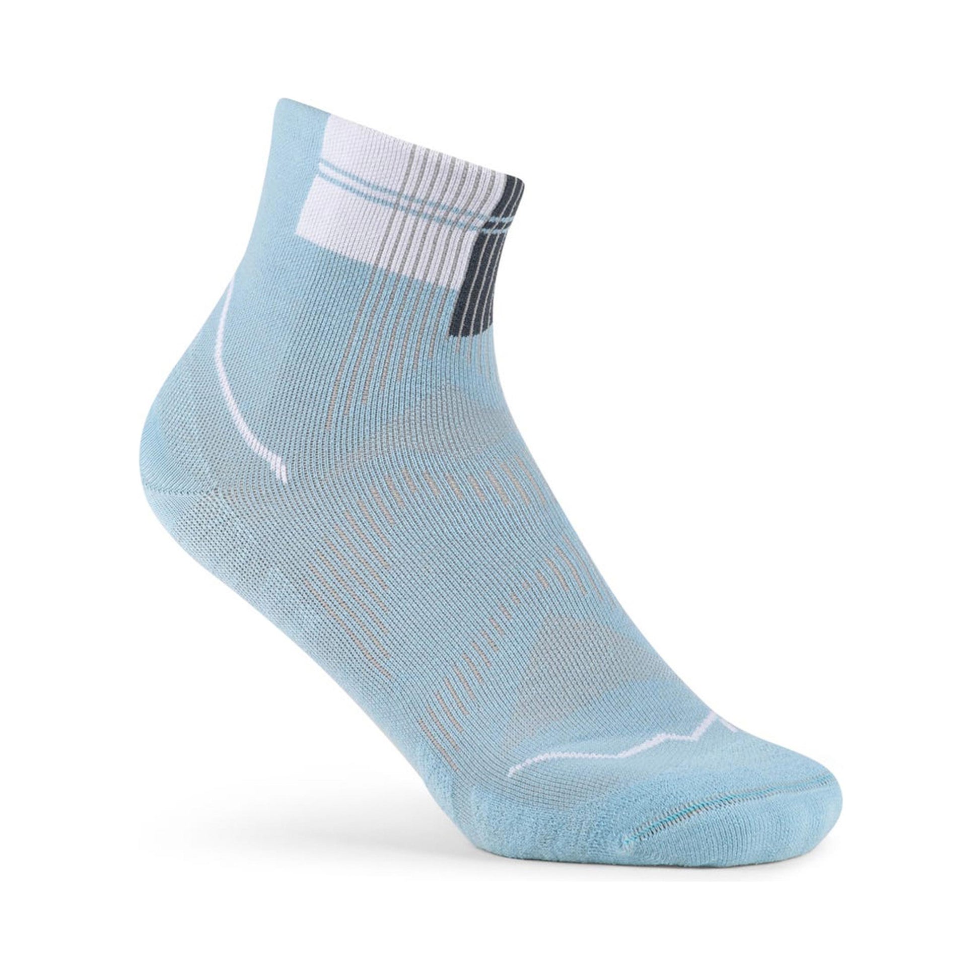Buff Coolnet Quarter  Skarpety do biegania Unisex-jasnoniebieski