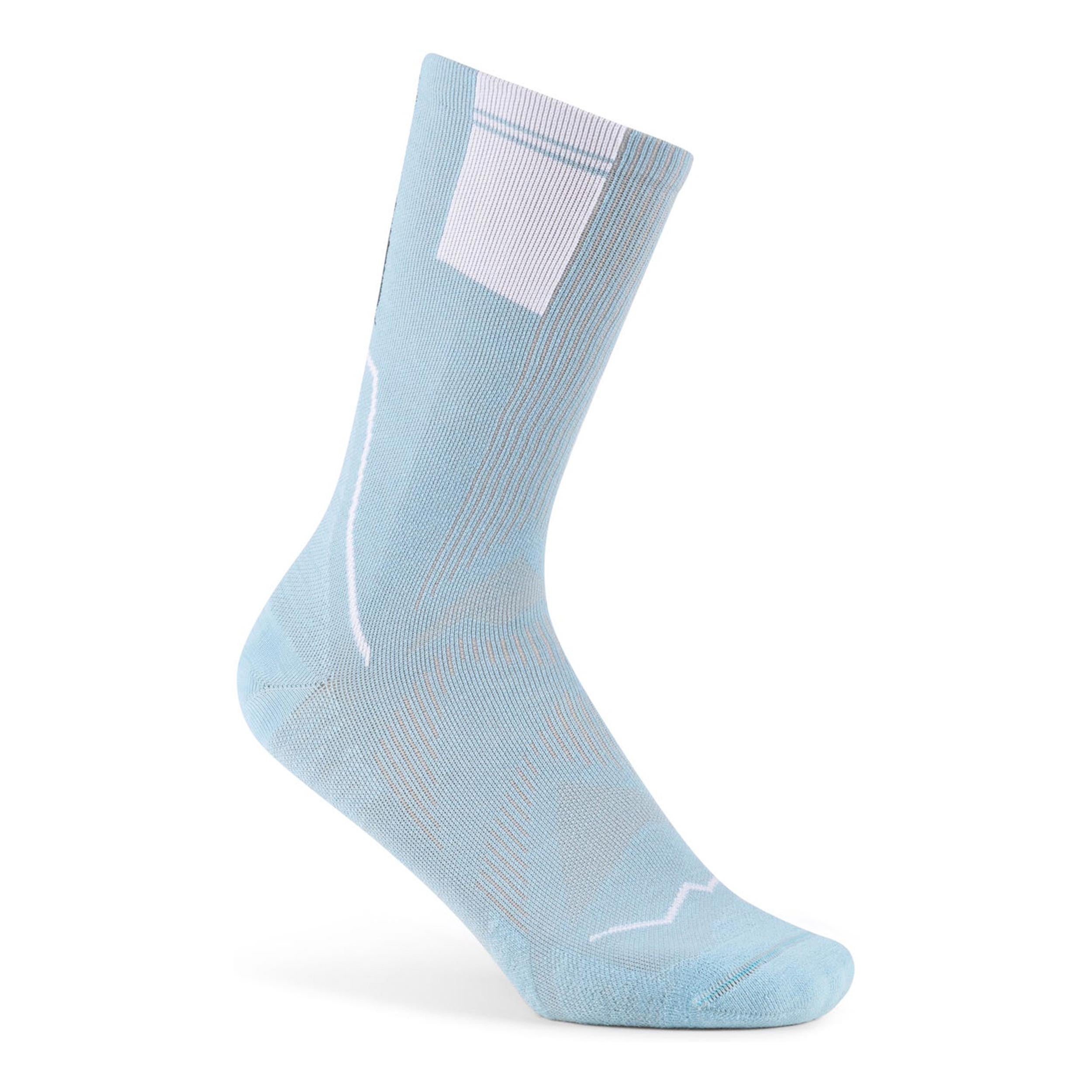 Buff Coolnet Crew  Skarpety do biegania Unisex-jasnoniebieski