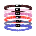Flex Hair Tie Opaska do włosów Opakowanie 6 szt. Unisex - różowy, biały